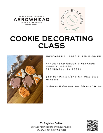 Cookie Decorating Class 11/11/2023