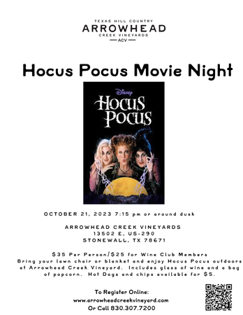 Hocus Pocus Movie Night 10.21.2023