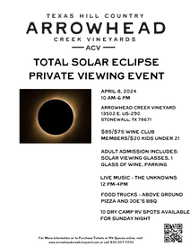 SOLAR ECLIPSE EVENT-ADULT TICKET